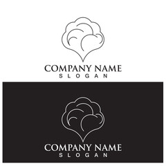 cotton icon vector illustration template design