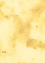 黄土色の水彩テクスチャ背景