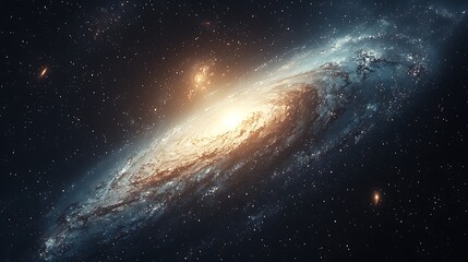 Fototapeta premium Spiral Galaxy Cosmic Vista