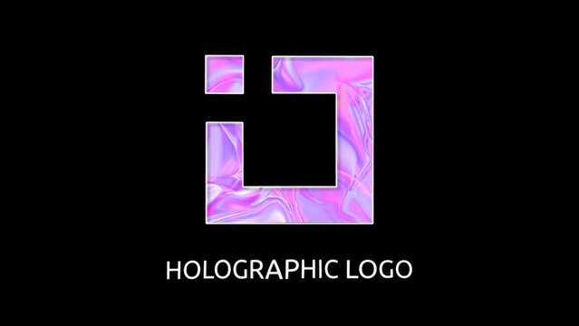 Holographic Logo Reveal