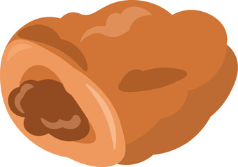 Illustration of a Baked Pastry
