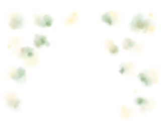 黄色と黄緑の穏やかな雰囲気のドット背景イラスト