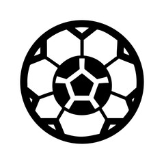 Soccer Ball Icon Representing Football Game and Team Sports Activity