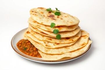 Farata with Lentil Curry