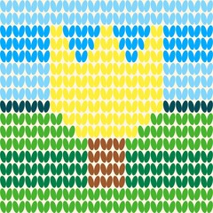 Fabric pattern, wool pattern, pattern, knitting pattern, background