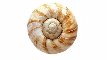 a sea shell on a transparent background, PNG image, PNG file, Generative art.