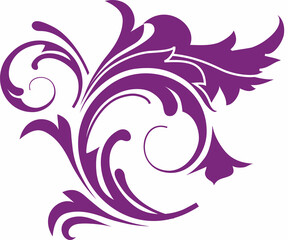 Naklejka premium abstract floral design