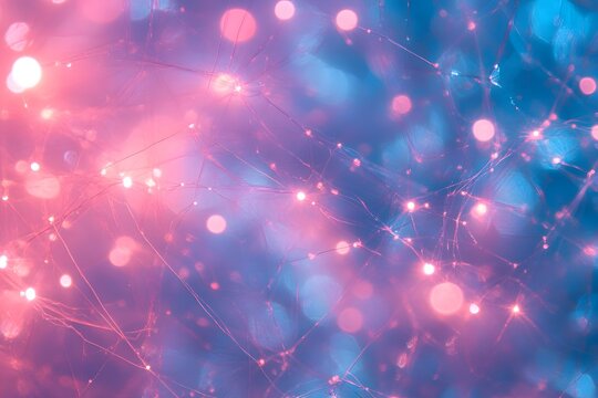 An artistic, dreamlike, or ethereal abstract image, filled with radiant bokeh lights, that evokes a sense of wonder and fantasy.