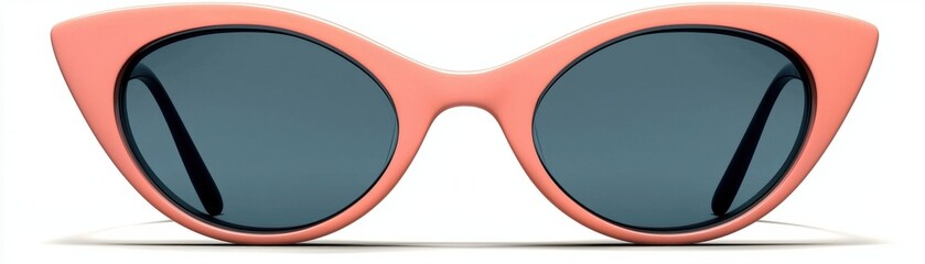 Retro Cat-Eye Sunglasses in Pink with Dark Lenses for Stylish Summer Fashion