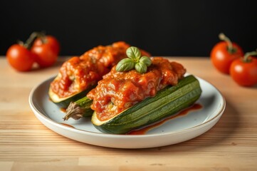 Kousa Mahshi Delight in Tomato