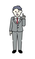 スーツの男性