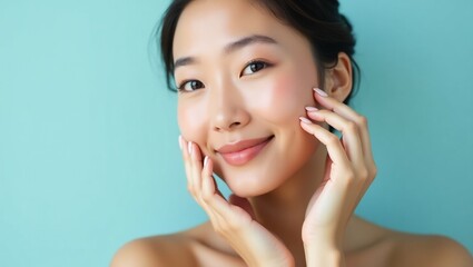 Radiant Woman's Portrait, Natural Beauty