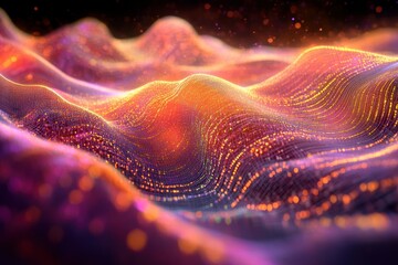 Datum: Abstract Data Visualization in 3D Graph Form for Business Presentation