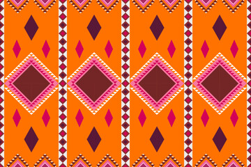 Native No. 8 textile seamless pixel pattern colorful, Design for fabric, Clothes, Curtain, Carpet, Scarf, Wrap, Handcraft, Wallpaper, Necktie ,Background and Vector illustration