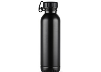 Fototapeta premium Black Water Bottle Studio Shot (1)