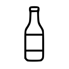 Simple Beer Bottle Icon