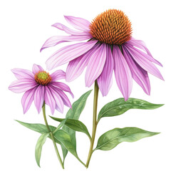 Obraz premium Illustrator's transparent floral artwork nature botanical illustration outdoor close-up beauty