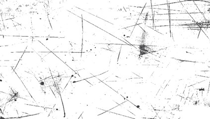 Abstract texture dust particle and dust grain on white background. Distressed black sketches line texture. Dust overlay textured. Grain noise particles.