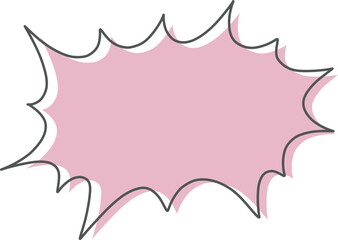 カラフルな怒りの吹き出しのイラスト素材