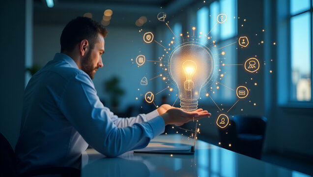Analyze escalating demands for innovation within corporate environments driving strategic digital implementations and agile process reforms to secure industry leadership in  Photo Stock  Concept  and 
