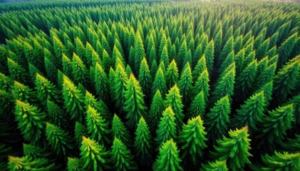 Dense woodland, aerial perspective, Bavarian forest, vegetation, view