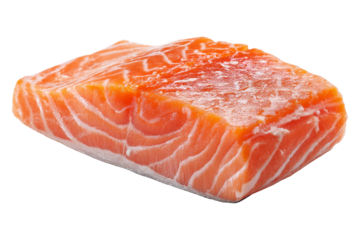 Preparing salmon fillet indoors