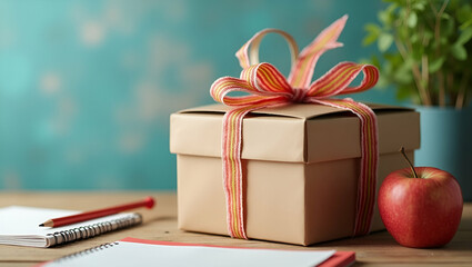 Exhibit refined visuals of innovative gift ideas honoring teachers featuring creative presentations and artistic designs that celebrate educational influence and teacher impact in  Photo Stock  Concep
