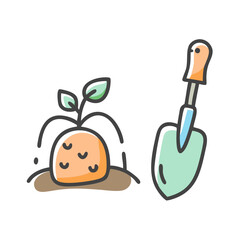 agriculture icon, agriculture vector illustration-simple illustration of agriculture, perfect for agriculture logos and icons