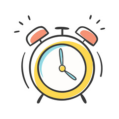 alarm clock with light beam icon, alarm clock with light beam vector illustration-simple illustration of alarm clock with light beam, perfect for alarm clock with light beam logos and icons