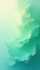 Dreamy celadon watercolor, flowing gradients, ethereal patterns, light, pastel, texture