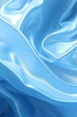 Fototapeta premium Silk-textured dreamscape shimmering in icy moonlit waves.