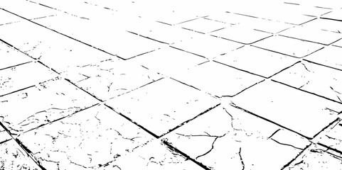 Sketch cracks black and white particle old distressed floor grunge surface texture background