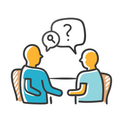 consulting icon, consulting vector illustration-simple illustration of consulting, perfect for consulting logos and icons