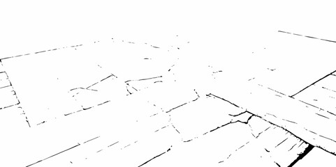 Sketch cracks black and white particle old distressed floor grunge surface texture background