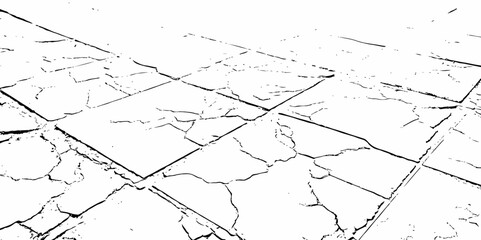 Sketch cracks black and white particle old distressed floor grunge surface texture background