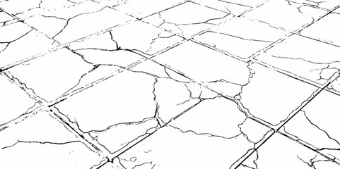 Sketch cracks black and white particle old distressed floor grunge surface texture background
