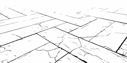 Sketch cracks black and white particle old distressed floor grunge surface texture background