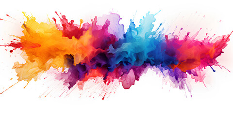 Colorful Ink Spread in Artistic Formation