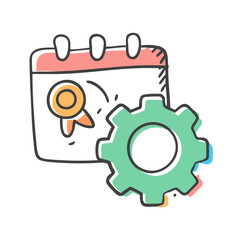 event management icon, event management vector illustration-simple illustration of event management, perfect for event management logos and icons