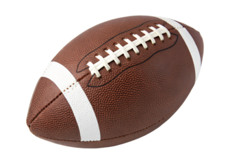 American football ball, Rugby Ball isolated on transparent background