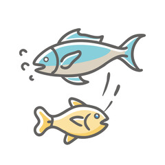 fisheries icon, fisheries vector illustration-simple illustration of fisheries, perfect for fisheries logos and icons