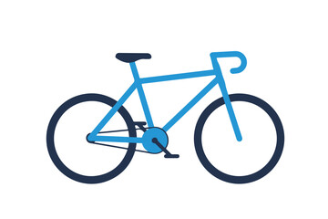 Fototapeta premium bicycle isolated on white background