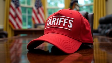 Tariffs Hat In The Oval Office
