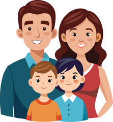 Family (father, mother, kids)