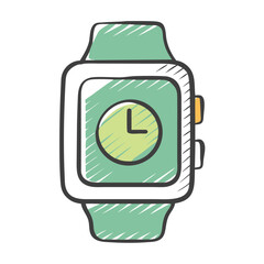 smartwatch icon, smartwatch vector illustration-simple illustration of smartwatch, perfect for smartwatch logos and icons