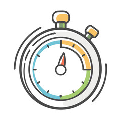 stopwatch with lap times icon, stopwatch with lap times vector illustration-simple illustration of stopwatch with lap times, perfect for stopwatch with lap times logos and icons