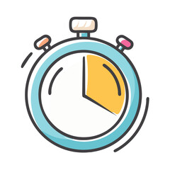 stopwatch with pause icon, stopwatch with pause vector illustration-simple illustration of stopwatch with pause, perfect for stopwatch with pause logos and icons