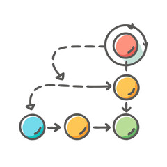 timeline icon, timeline vector illustration-simple illustration of timeline, perfect for timeline logos and icons