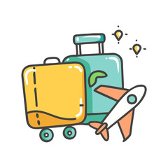 tourism icon, tourism vector illustration-simple illustration of tourism, perfect for tourism logos and icons