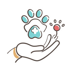 veterinary services icon, veterinary services vector illustration-simple illustration of veterinary services, perfect for veterinary services logos and icons